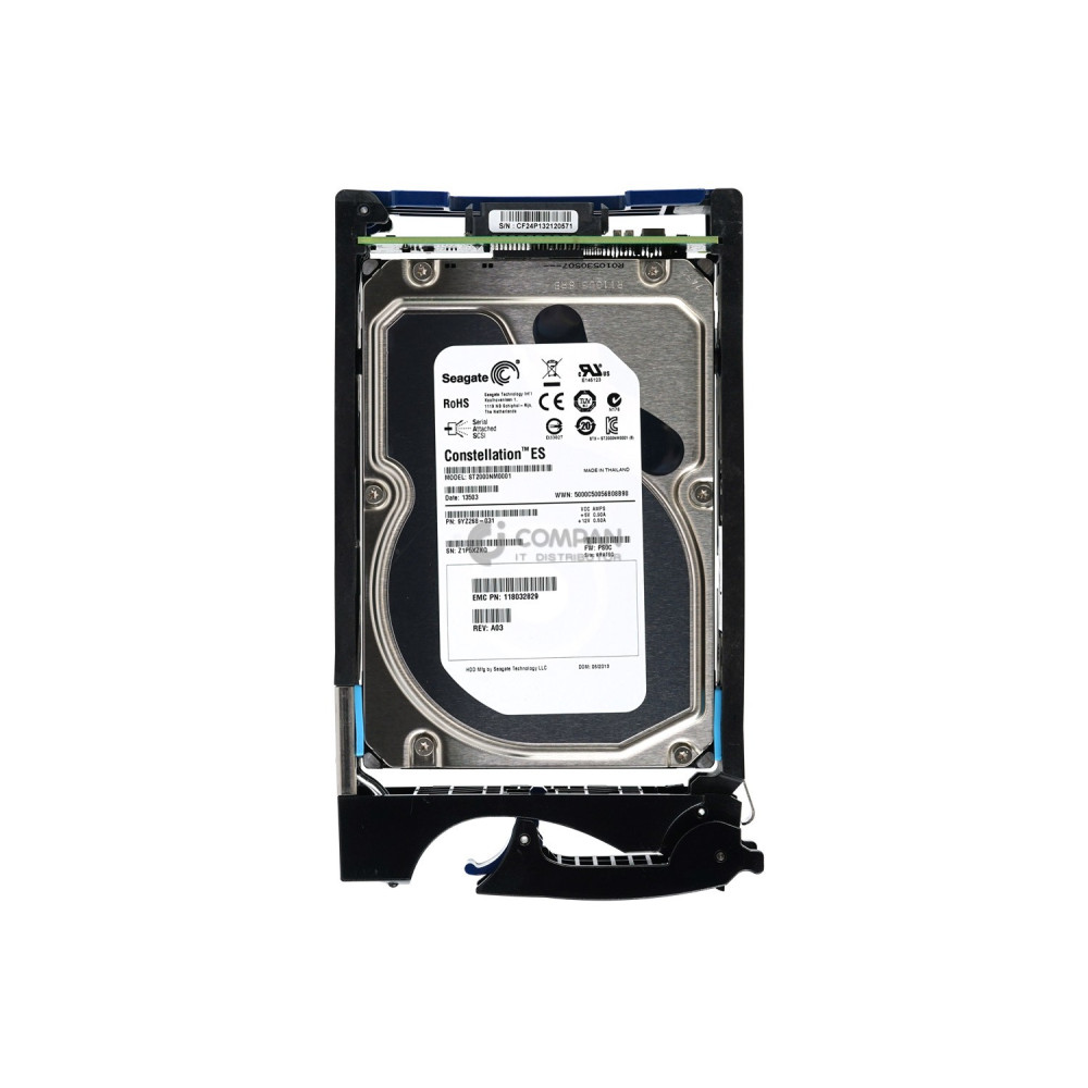 005049497 EMC HDD 2TB 7.2K SAS 6G 3.5" LFF